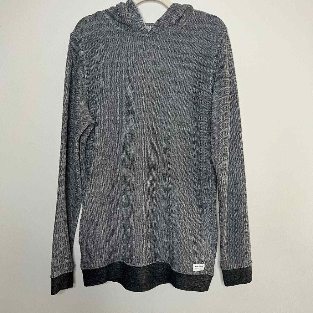 Banks Journal Textured Cozy Comfy Loungewear Hooded Pocket Unisex Sweatshirt